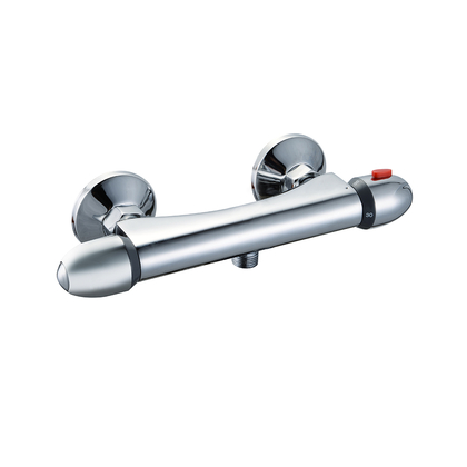 TPM-701103-Grifo de ducha termostático de agua fría y caliente para baño giratorio engrosado de cobre completo de alta calidad